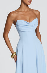 Fioreclo Harlowe Midi Dress in Glacier Blue