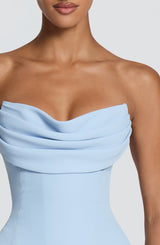 Fioreclo Harlowe Midi Dress in Glacier Blue