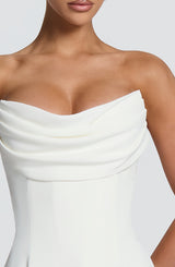 Fioreclo Harlowe Midi Dress in Ivory