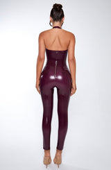 Fioreclo Harlyn Bodysuit in Cherry Lacquer