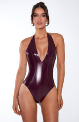 Fioreclo Harlyn Bodysuit in Cherry Lacquer