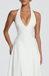 Fioreclo Haylen Midi Dress in Ivory