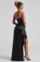 Fioreclo Helena Maxi Dress in Black