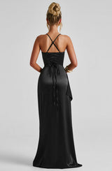 Fioreclo Helena Maxi Dress in Black