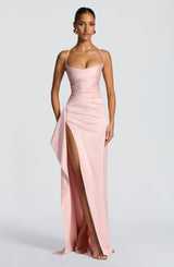 Fioreclo Helena Maxi Dress in Blush