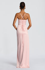 Fioreclo Helena Maxi Dress in Blush