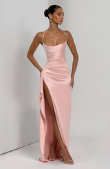 Fioreclo Helena Maxi Dress in Blush