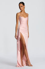 Fioreclo Helena Maxi Dress in Blush