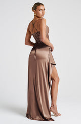 Fioreclo Helena Maxi Dress in Hazel