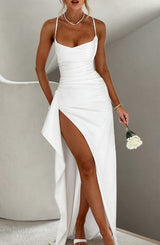 Fioreclo Helena Maxi Dress in Ivory