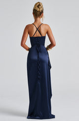 Fioreclo Helena Maxi Dress in Navy