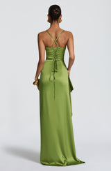 Fioreclo Helena Maxi Dress in Olive