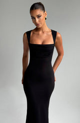 Fioreclo Helenya Maxi Dress in Black