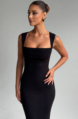 Fioreclo Helenya Maxi Dress in Black
