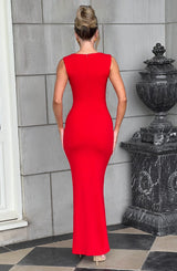 Fioreclo Helina Maxi Dress in Red