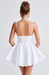 Fioreclo Imara Mini Dress in Ivory