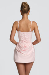 Fioreclo Imogena Mini Dress in Blush