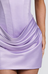 Fioreclo Imogena Mini Dress in Lilac