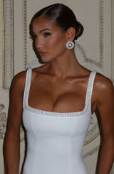 Fioreclo Inessa Midaxi Dress in Ivory