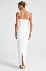 Fioreclo Inessa Midaxi Dress in Ivory