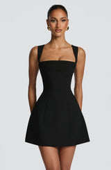 Fioreclo Ionna Mini Dress in Black