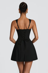 Fioreclo Ionna Mini Dress in Black