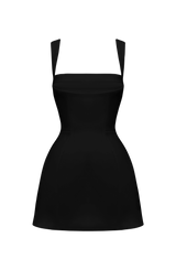 Fioreclo Ionna Mini Dress in Black
