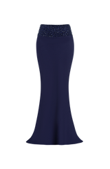 Fioreclo Irina Maxi Skirt in Navy