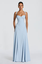 Fioreclo Iriya Maxi Dress in Glacier Blue