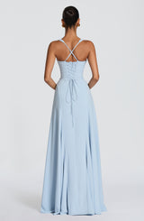 Fioreclo Iriya Maxi Dress in Glacier Blue
