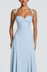 Fioreclo Iriya Maxi Dress in Glacier Blue