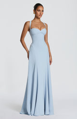 Fioreclo Iriya Maxi Dress in Glacier Blue