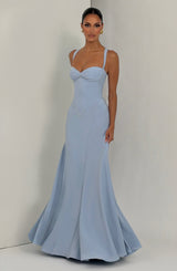 Fioreclo Iriya Maxi Dress in Glacier Blue