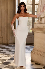 Fioreclo Irmena Maxi Dress in Ivory