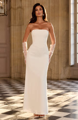 Fioreclo Irmena Maxi Dress in Ivory