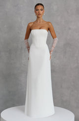 Fioreclo Irmena Maxi Dress in Ivory