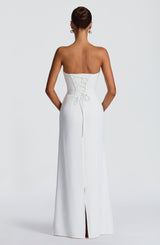 Fioreclo Irmena Maxi Dress in Ivory