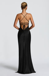 Fioreclo Isabeau Maxi Dress in Black