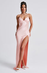 Fioreclo Isabeau Maxi Dress in Blush