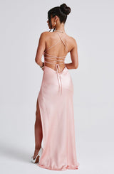Fioreclo Isabeau Maxi Dress in Blush