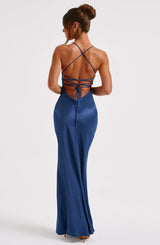 Fioreclo Isabeau Maxi Dress in Navy