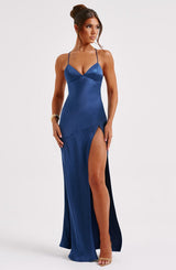 Fioreclo Isabeau Maxi Dress in Navy