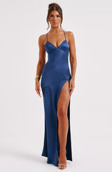 Fioreclo Isabeau Maxi Dress in Navy