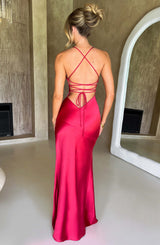 Fioreclo Isabeau Maxi Dress in Red