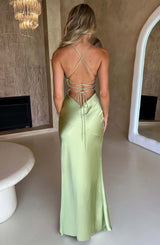 Fioreclo Isabeau Maxi Dress in Sage