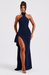 Fioreclo Isaura Maxi Dress in Navy