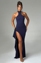 Fioreclo Isaura Maxi Dress in Navy