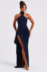 Fioreclo Isaura Maxi Dress in Navy