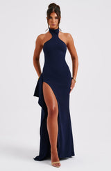 Fioreclo Isaura Maxi Dress in Navy