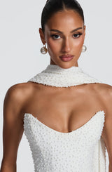 Fioreclo Ivera Scarf in Ivory